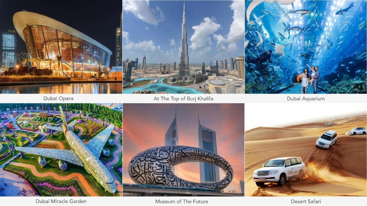 Maison Privee - Radiant Urban Retreat With Iconic Burj Khalifa Vws ドバイ エクステリア 写真